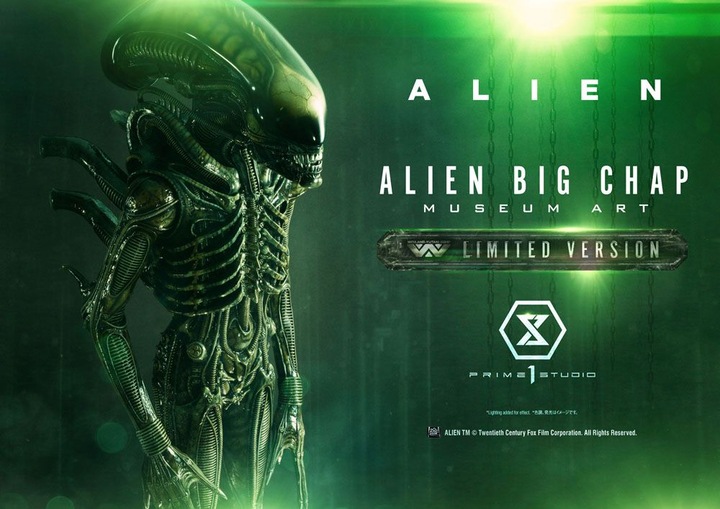 Image du produit Prime 1 Studio Aliens statuette 1/3 Alien Big Chap Museum Art Limited Version 85 cm