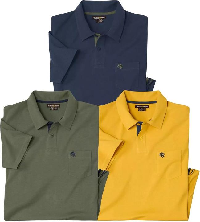 Immagine prodotto Atlas For Men Maglietta Polo Uomo Misura Confezione 3 (XL)