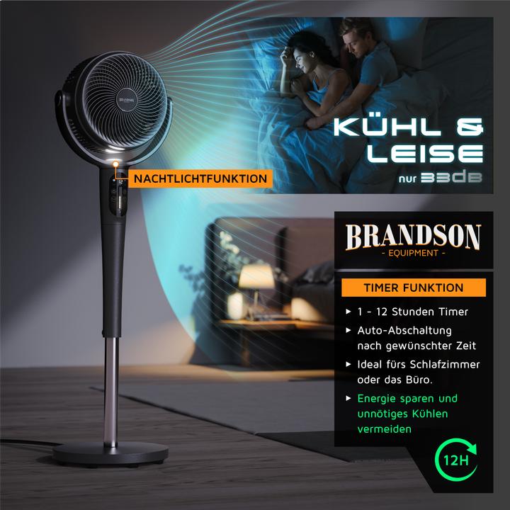 Actual product image Brandson Pedestal fan (57 dB)