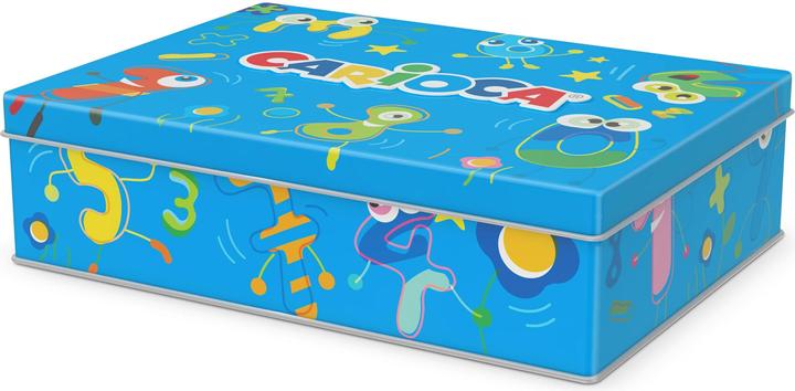 Image du produit Carioca Feutres de coloriage en boîte métallique 100 pièces, bleu (100x)