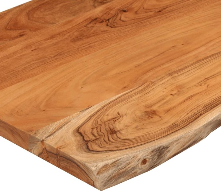 Produktbild VidaXL Tischplatte Rechteckig Baumkante Holzplatte Möbelplatte Massivholz Akazie