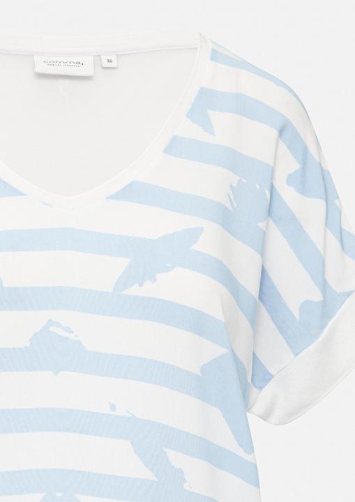 Image du produit Comma T-Shirt Relaxed-Fit-Shirt im Fabricmix mit Fledermausärmeln (36)