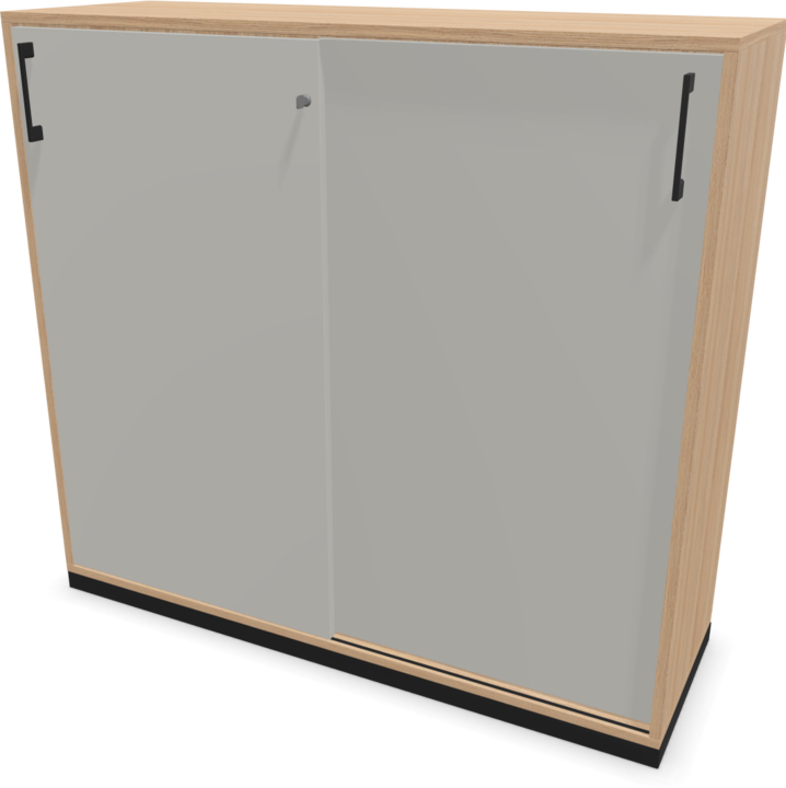 Pearl grey, Black, Amber oak decor with structure