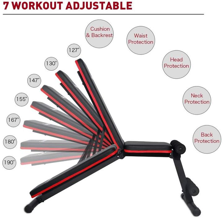 Image du produit Pasyou Banc de musculation