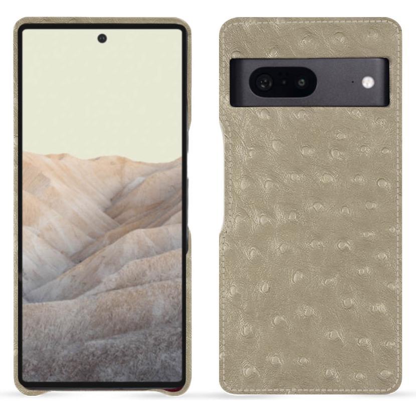 Noreve Lederschutzhülle (Google Pixel 7), Smartphone Hülle, Beige