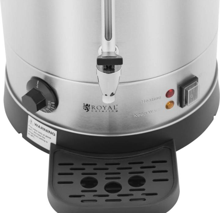 Produktbild Royal Catering Wasserkocher Edelstahl Heisswasserbereiter Heissgetränkespender 2500 W 13,5 l