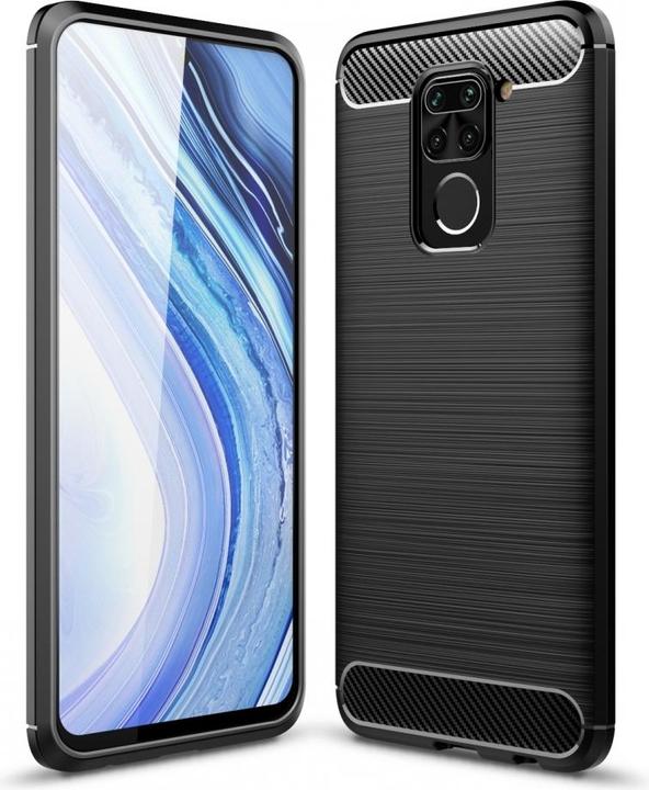 Produktbild Screenguard Xiaomi Redmi Note 9 Hülle Carbon Brushed Soft TPU (Xiaomi Redmi Note 9)