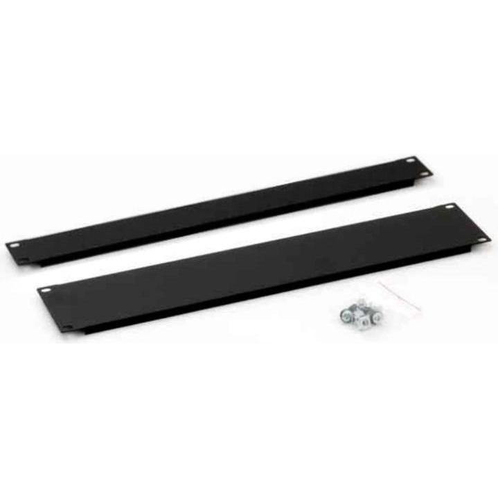 Triton Blindplatte: 2HE, schwarz, Serverschrank Zubehör, Schwarz