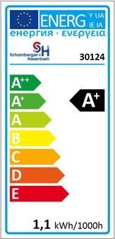 Energie-Label Scharnberger+Hasenbein LED-SMD-Spot (BA15s, 1 W, 100 lm, 1 x, F)