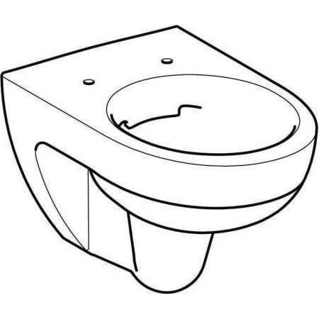 Thumbnail - Geberit, Toilette + Bidet, splrandloses Wandtiefsplklosett Renova Rimfree wei Keratec 203050600