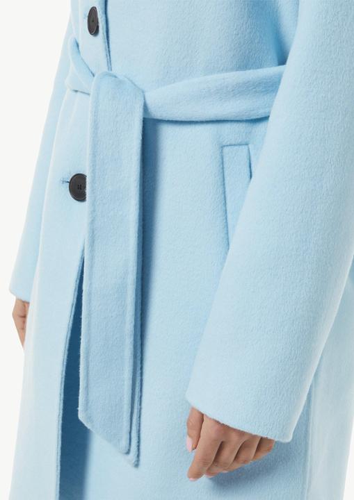 Produktbild Comma Outdoor-Mantel Weicher Blazer-Mantel im Relaxed Fit mit Gürtel und Logo-Detail