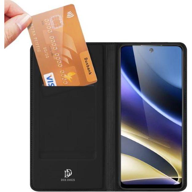 Thumbnail - Dux Ducis Skin Pro Series Bookcover (Motorola Moto G51 5G), Smartphone Hülle, Schwarz
