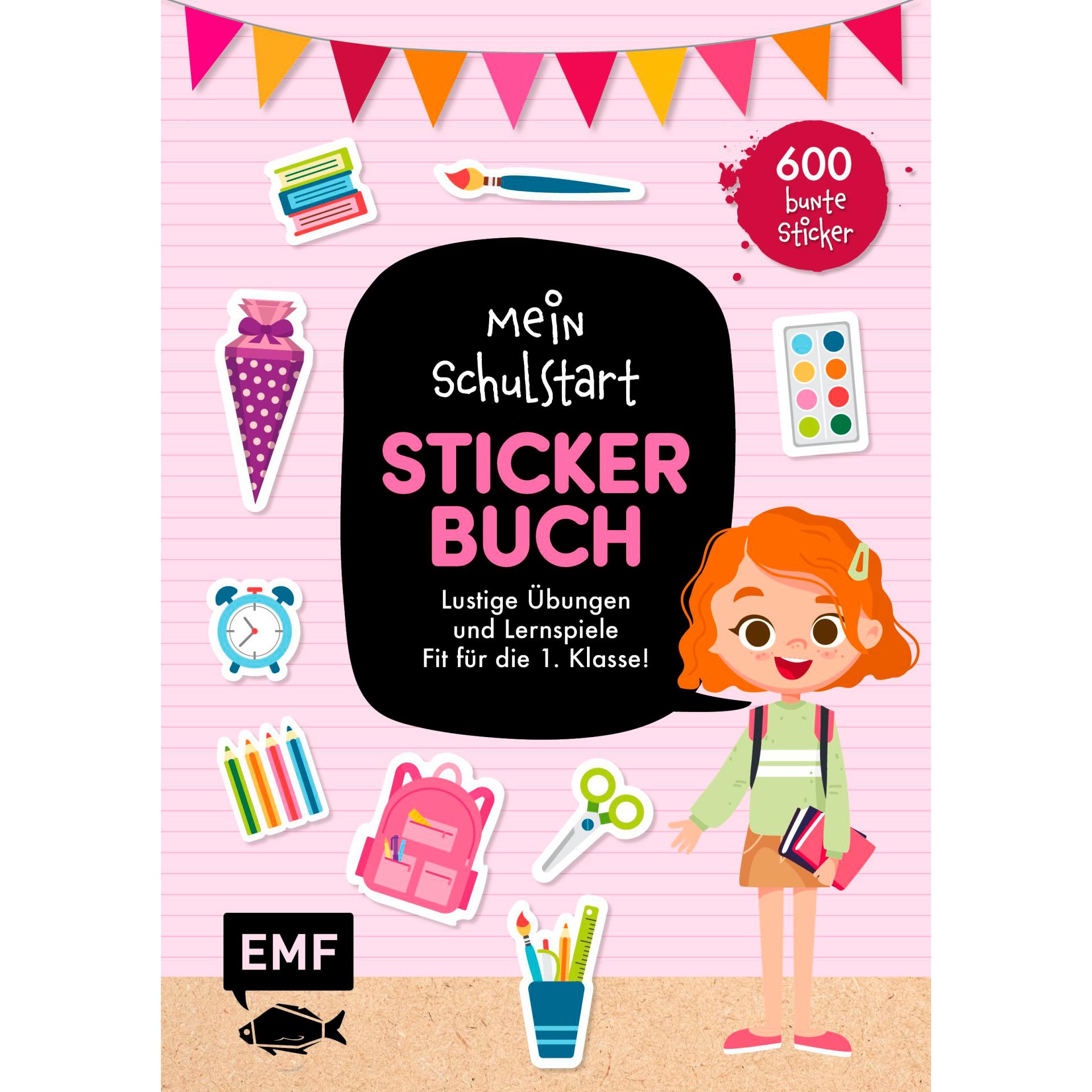 Thumbnail - Edition Fischer, Sticker, Das Stickerbuch zum Schulstart (rosa)