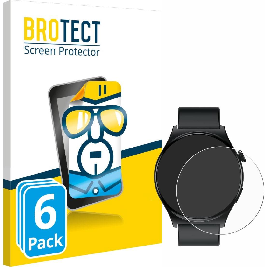 BROTECT Pellicola Trasparente, Pellicola protettiva per smartwatch, Trasparente