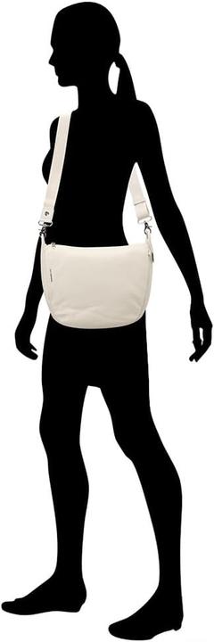 Actual product image Mandarina Duck Mellow Leather Crossover with Adjustable Strap, Detachable Hook, and Interior Pockets