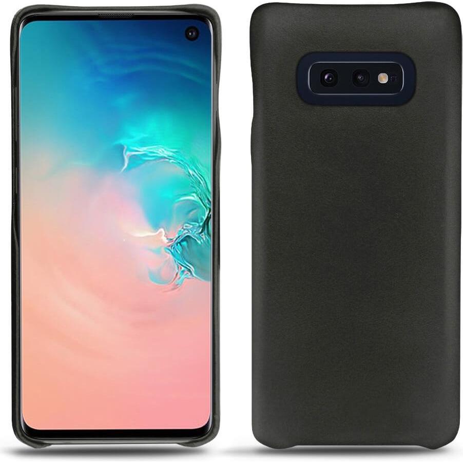 Noreve Lederschutzhülle (Samsung Galaxy S10e), Smartphone Hülle, Schwarz