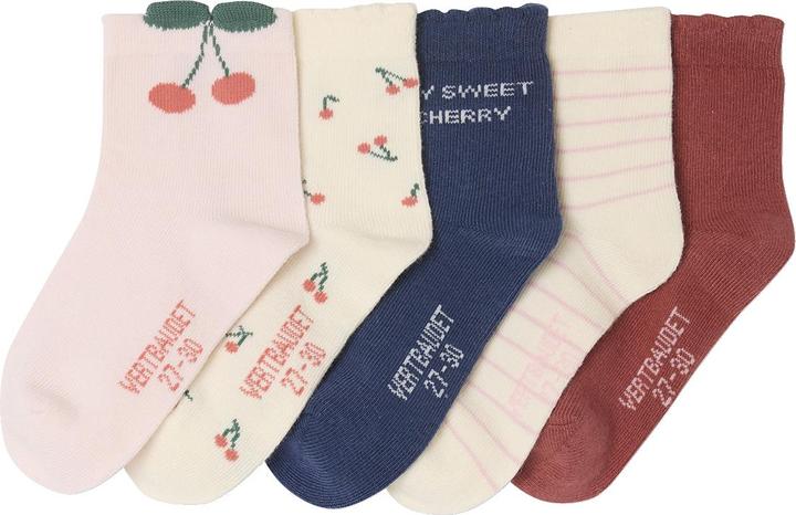 Actual product image Vertbaudet 5er-Pack Mädchen Socken Kirschen (5-pack, 35 - 38)