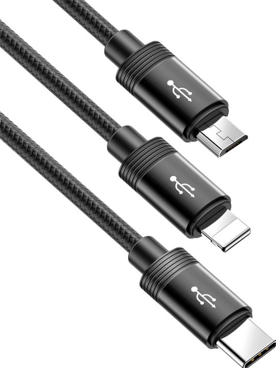 Immagine prodotto Baseus Fazione dati 3-in-1 (1.20 m, USB 2.0)