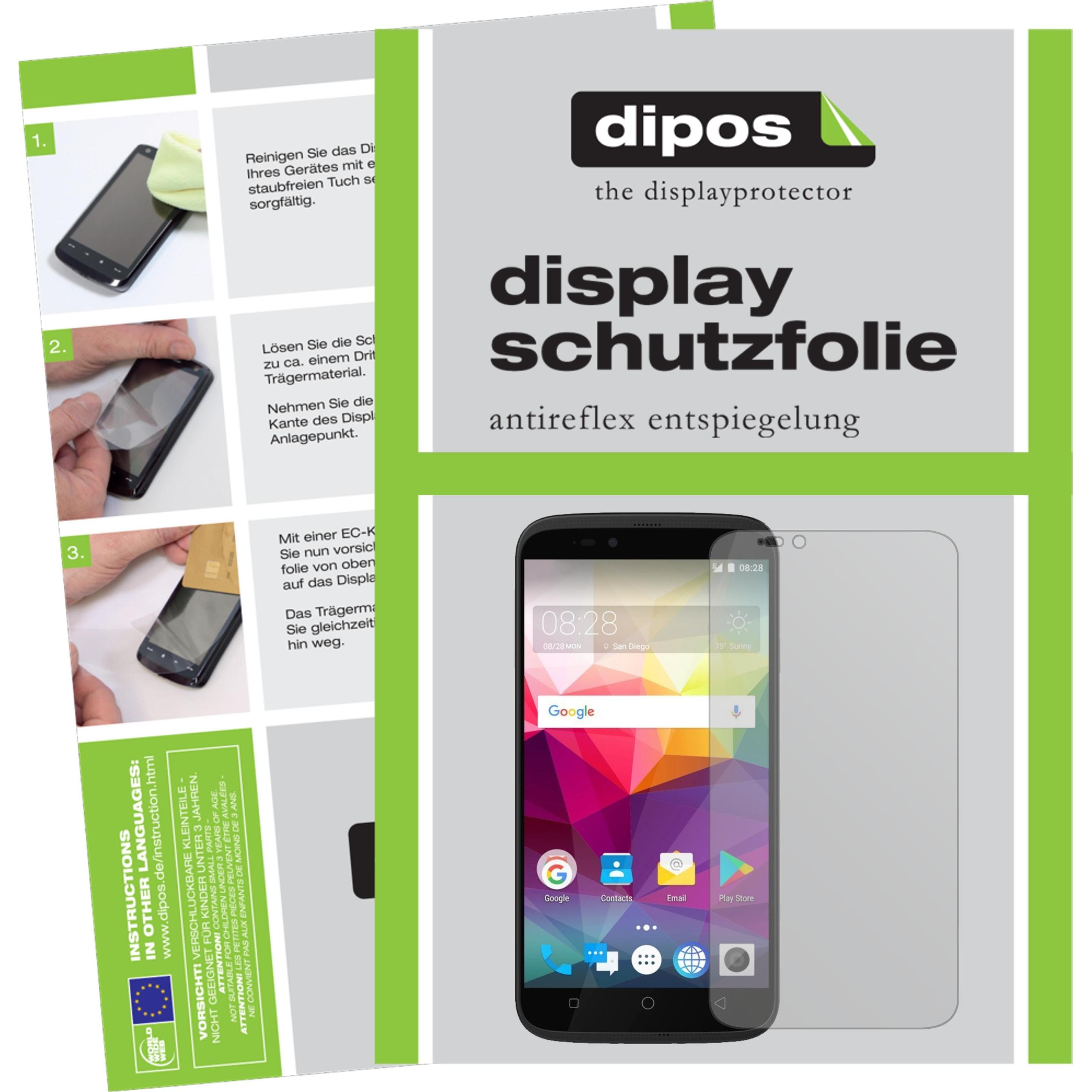 Dipos Displayschutzfolie Antireflex (6 Stück, Coolpad Splatter), Smartphone Schutzfolie, Transparent