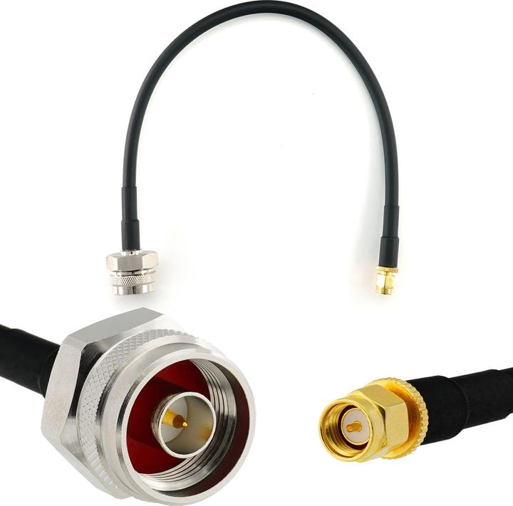 Rangeful SMA Male to N Male Hex 30cm Coaxial Cable??? HF240 (LMR240 equivalent) HF240-NMH-SM-0.3