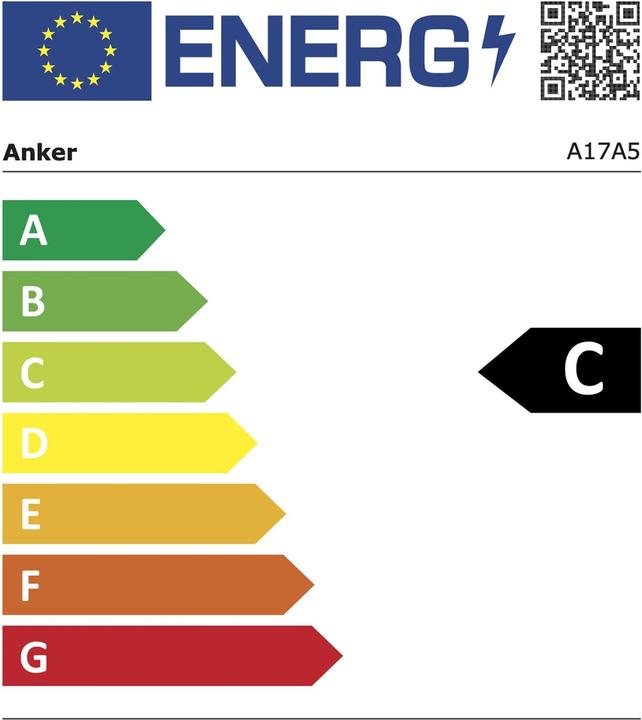 Energie-Label Anker Solix EverFrost Powered Cooler 2 58L (58 l)