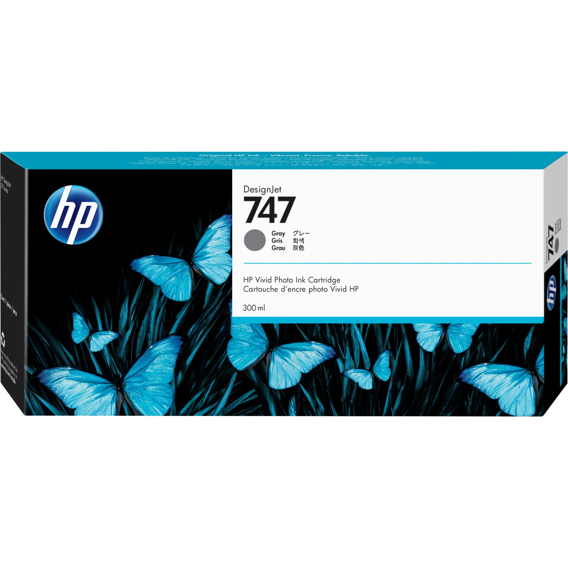 HP, Druckerpatrone, 747 (GY)
