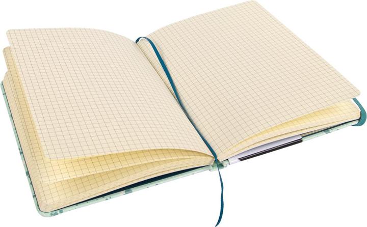 Produktbild Idena Notizbuch Sparkle mint kariert FSC-Mix (14 x 20 cm, Kariert, Harter Einband)
