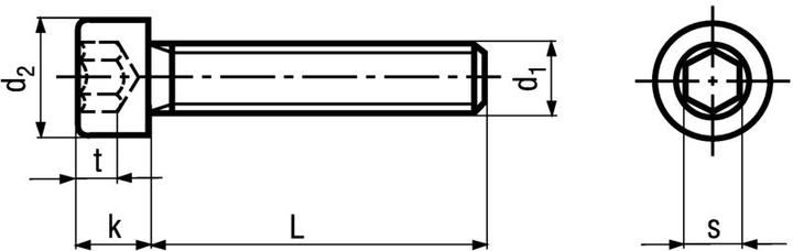 Immagine prodotto BRW Viti a testa cilindrica M3 x 10 confezione da 25 (25 Viti per pezzo)