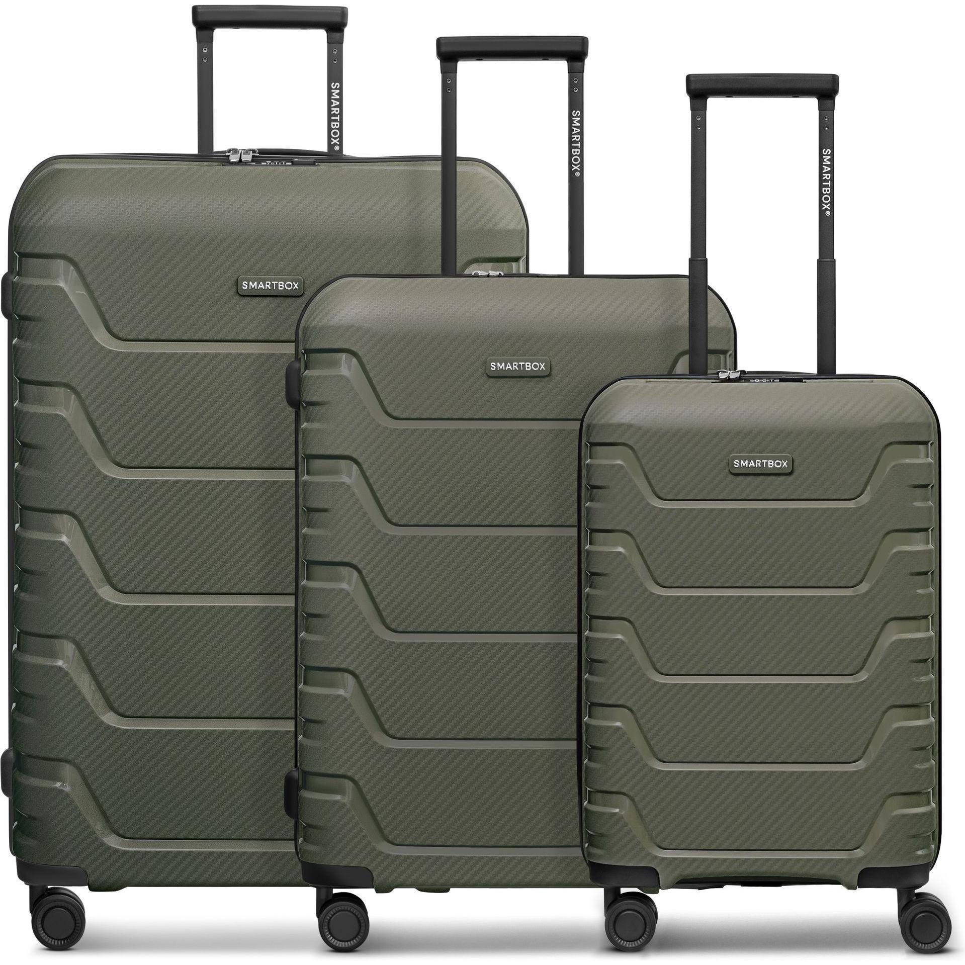 Smartbox, Koffer, Edition 01 The Three Set, Grün, (222 l, XL (ab 115l))