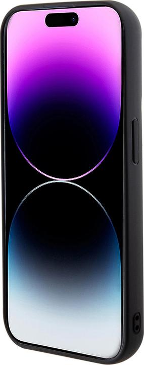 Actual product image Guess GUHCP15XPSQSQSK iPhone 15 Pro Max 6.7" czarny/black hardcase Quilted Metal Logo (Apple iPhone 15 Pro Max)