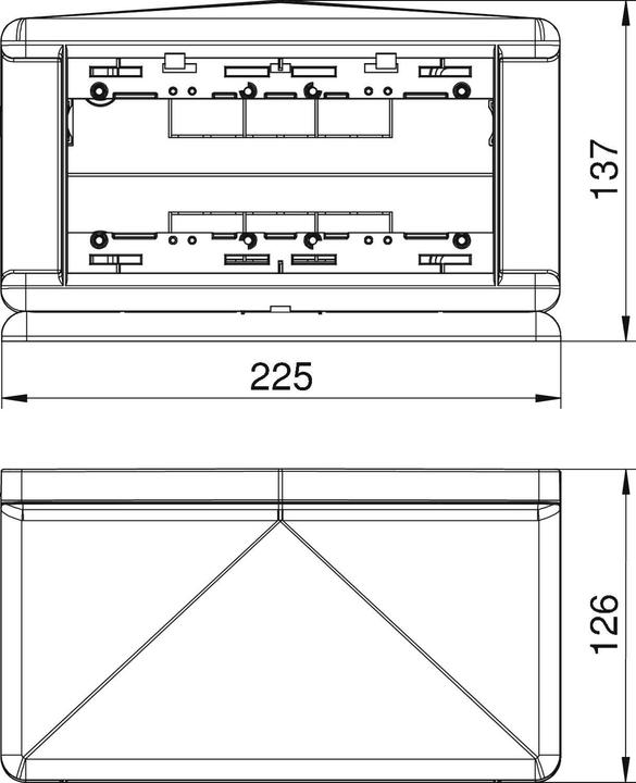 Image du produit OBO Bettermann OBO T4L00C7035 34720 AA encastrable Telitank gris clair (Divers)