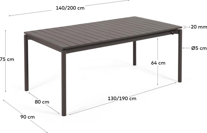 Image du produit Kave Home Zaltana (200 cm)