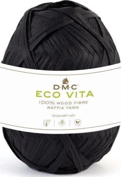 Immagine prodotto DMC Cavo filato per tessuto Eco Vita Raffia 50 g, nero (100 m)