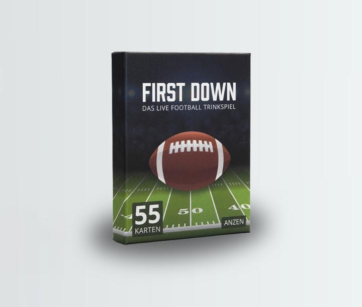 Produktbild Anzen Spiele FIRST DOWN - Das Live Football Trinkspiel (d) (3 - 12 Spieler)