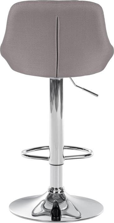Produktbild CLP Barhocker Lazio Stoff, grau
