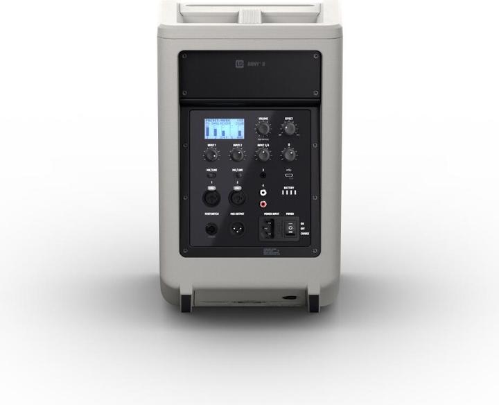 Immagine prodotto LD Systems ANNY® 8 G - Altoparlante PA Bluetooth® portatile con batteria ricaricabile e mixer, Grigio Urbano (Attivo, 1x 80 W)