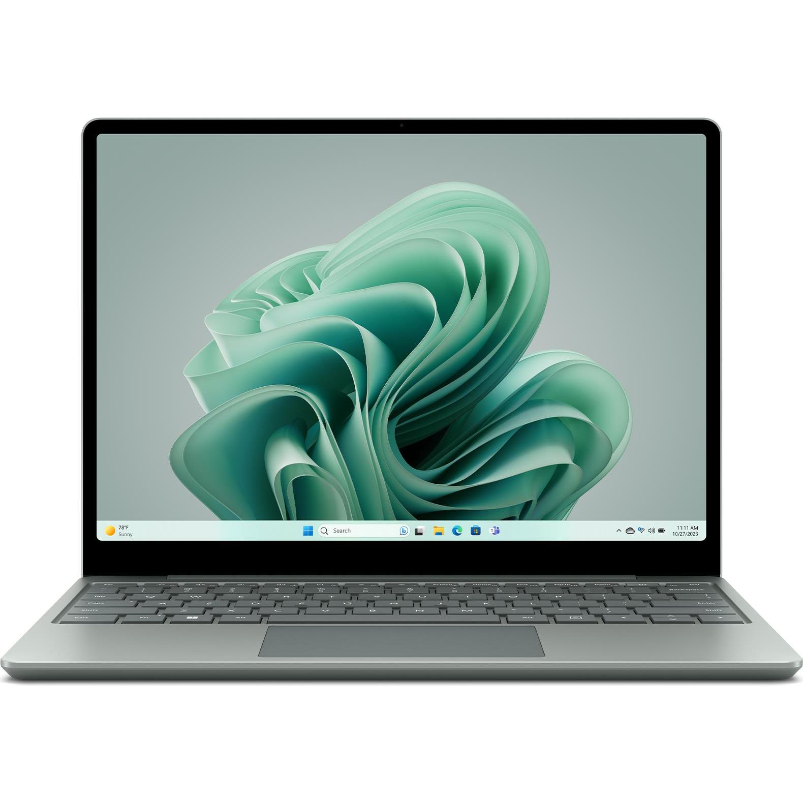 Microsoft Surface Laptop Go 3 (12.40", Intel Core i5-1235U, 16 GB, 256 GB, DE), Notebook, Grün
