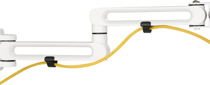 Productafbeelding InLine Slatwall monitorhouder lang wit (Tabel, 32")