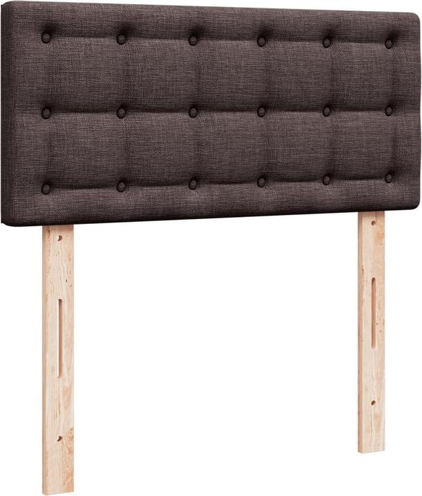Produktbild vidaXL Bo x springbett mit Matratze 90 x 190 cm Stoff (90 x 190 cm)