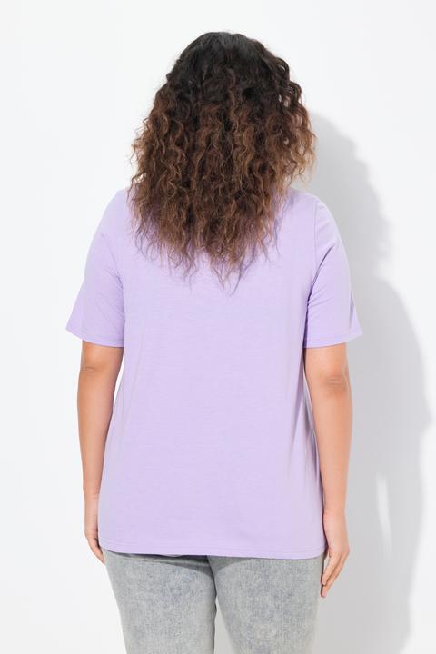 Produktbild Ulla Popken T-Shirt, Federn, A-Linie, Rundhals, Halbarm (46, 48)