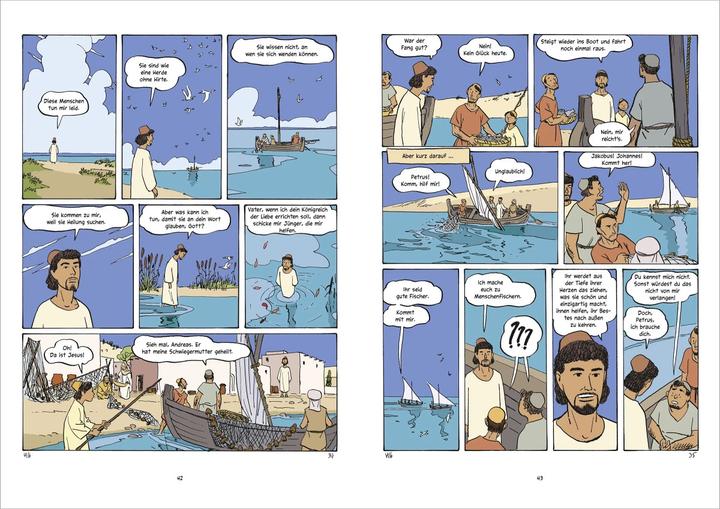 Produktbild Jesus. Sein Leben als Comic (Deutsch, Bénédicte Jeancourt-Galignani, Katja Hald, Li-An, Laurence Croix, 2023)