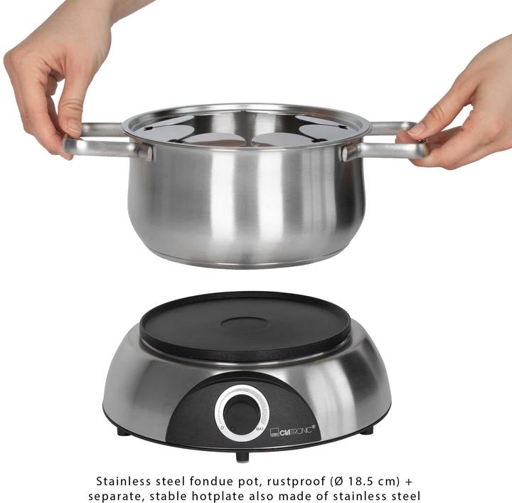 Produktbild Clatronic FD 3783 (Fondue Chinoise, Käsefondue, Schokoladenfondue)