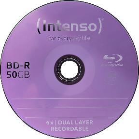 Thumbnail - Intenso 1x25 BD-R 50GB 6x Speed, Cakebox (25 x), Optischer Datenträger