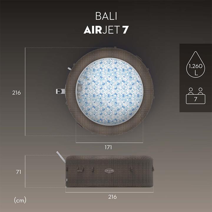 Immagine prodotto Bestway Lay-Z-SPA Bali (7 Persone)