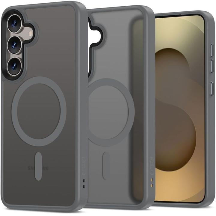 Produktbild Tech-Protect MagMat MagSafe Case for Samsung Galaxy S25 - Clear Gray (Samsung Galaxy S25)