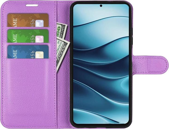 Actual product image Cover-Discount Xiaomi Redmi Note 14 5G - Leder Etui Hülle (Xiaomi Redmi Note 14 5G)