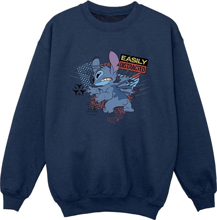 Immagine prodotto Disney Lilo And Stitch Easily Distracted Felpa Ragazzi (104)