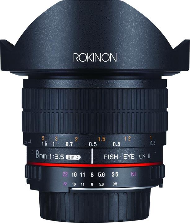 Rokinon HD8M-NEX (Sony E, APS-C / DX)
