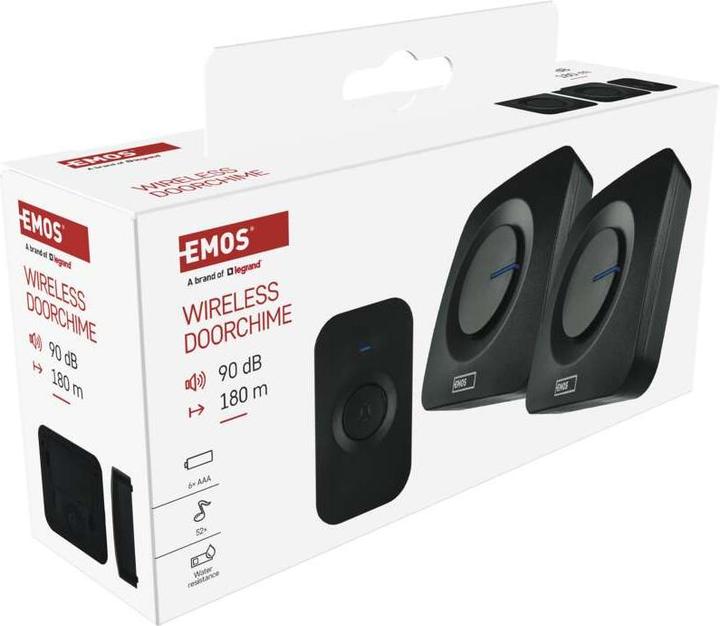 Produktbild Emos Drahtlose Türklingel P5730 (Funk 433-Mhz)