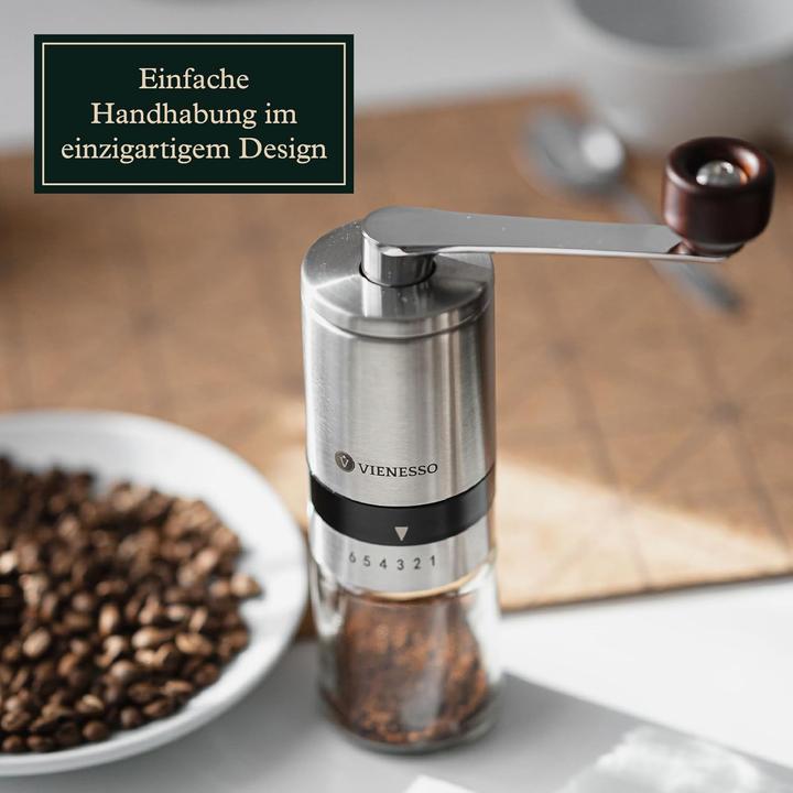 Produktbild Vienesso Manuelle Kaffeemühle mit Keramikmahlwerk